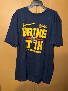 Fanatics NBA Basketball Denver Nuggets 2022-2023 Champions T Shirt Men’s 2XL New